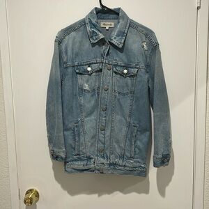 Madewell Distressed Jean Jacket